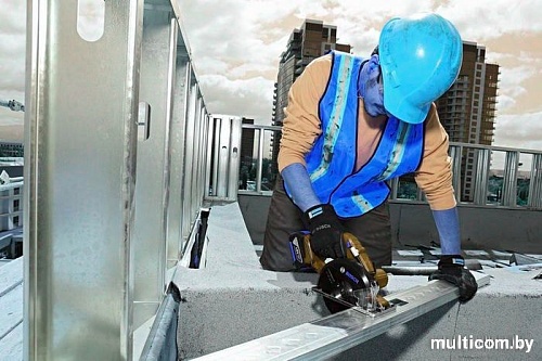 Дисковая пила Bosch GKM 18 V-LI Professional 06016A4002 (два аккумулятора 5 А*ч)