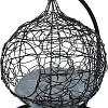 Подвесное кресло BiGarden кокон из искусственного ротанга (черный)
