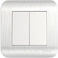 Выключатель Luxar Deco 10.011.03 (серебристый)