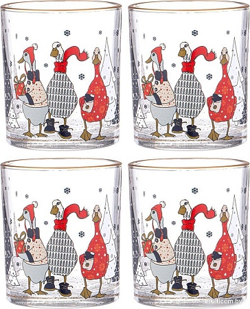 Набор стаканов для воды и напитков Agness 887-469 (4 шт)