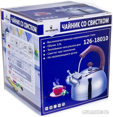 Чайник со свистком Guterwahl 126-18010