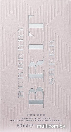 Burberry Brit Sheer EdT (50 мл)
