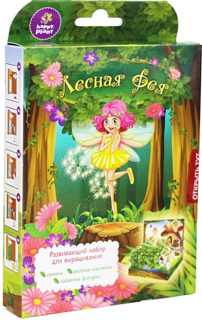Набор для опытов Happy plant Живая открытка Лесная Фея hps-236