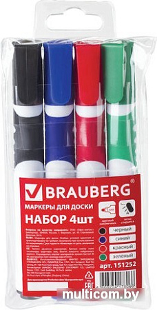 Набор маркеров BRAUBERG Soft 151252 (4 шт)
