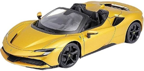 Легковой автомобиль Bburago Ferrari SF90 Spider 18-16016 (золото)