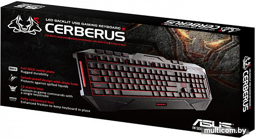 Клавиатура ASUS Cerberus (черный)