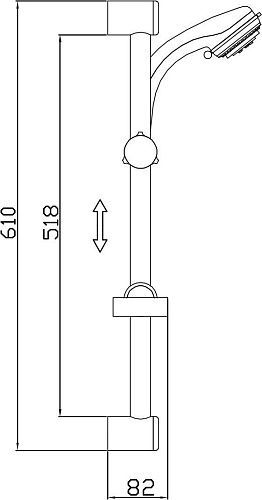 Душевой гарнитур Gota Rocio 99029-GOTA
