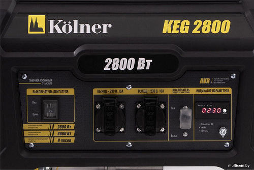Бензиновый генератор Kolner KEG 2800