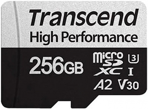 Карта памяти Transcend microSDXC 330S 256GB (с адаптером)