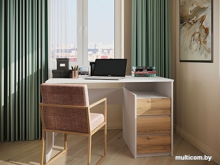 Стол Сокол СПм-21 (белый/дуб делано)