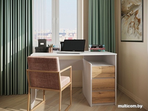 Стол Сокол СПм-21 (белый/дуб делано)