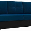 Диван Лига диванов Мейсон 102137 (синий/черный)