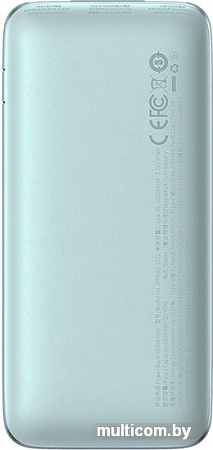 Внешний аккумулятор Baseus Bipow Pro Digital Display Fast Charge 10000mAh (бирюзовый)