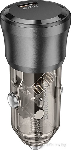 Автомобильное зарядное Borofone BZ24 (черный)