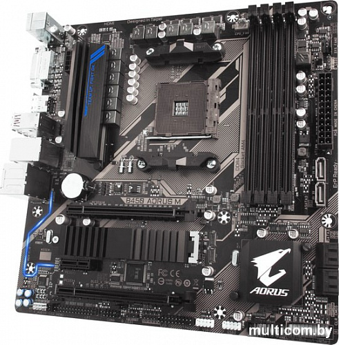 Материнская плата Gigabyte B450 AORUS M (rev. 1.0)