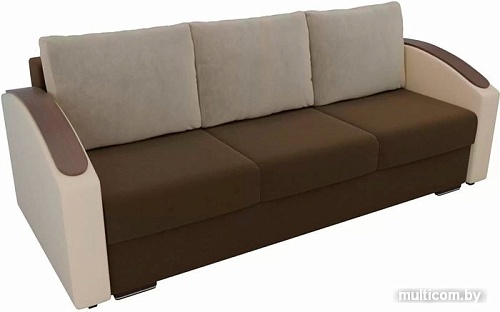 Диван Лига диванов Монако slide 102006 (коричневый/бежевый)