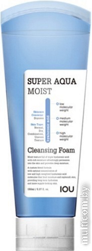 Welcos Пенка для умывания IOU Super Aqua Moist Cleansing Foam 150 мл