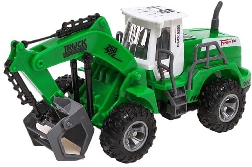 Экскаватор Автоград Стройтехника 7779125 (зеленый)