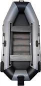 Моторно-гребная лодка Vivax К270Т с ковриком-сланью (без киля, серый/черный)
