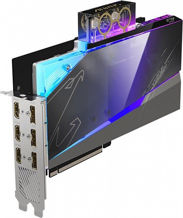Видеокарта Gigabyte Aorus GeForce RTX 3080 Ti Master Xtreme Waterforce 12G GDDR6X