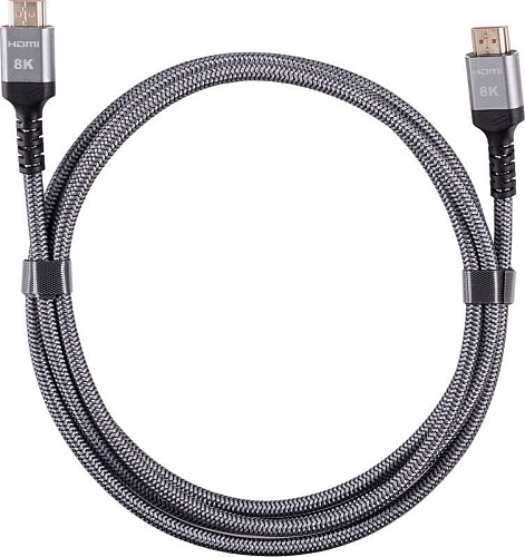 Кабель AOPEN ACG859A-2 HDMI - HDMI (2 м, серый)