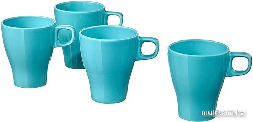 Набор кружек Swed House Kaffekopp MR3-36 (бирюзовый)