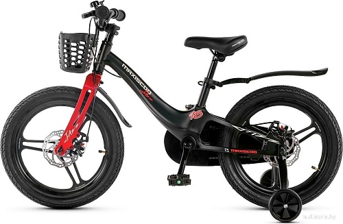 Детский велосипед Maxiscoo Jazz Pro 18 2025 MSC-J1845P (обсидиан)