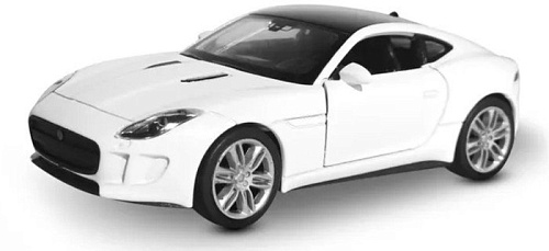 Легковой автомобиль Welly Jaguar F-Type Coupe 43699W (белый)