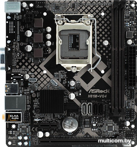 Материнская плата ASRock H81M-VG4 R4.0