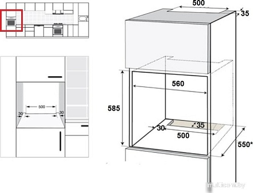 Электрический духовой шкаф Schtoff CME 7406 BK