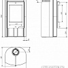 Свободностоящая печь-камин Мета-Бел Сена АОТ-7.0-01