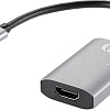 Адаптер VCOM CU452A USB 3.2 Gen2 Type-C - HDMI (nan м, серебристый)
