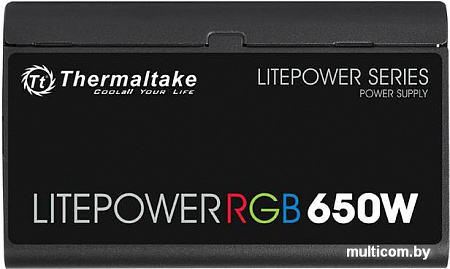 Блок питания Thermaltake Litepower RGB 650W LTP-650AL2NK