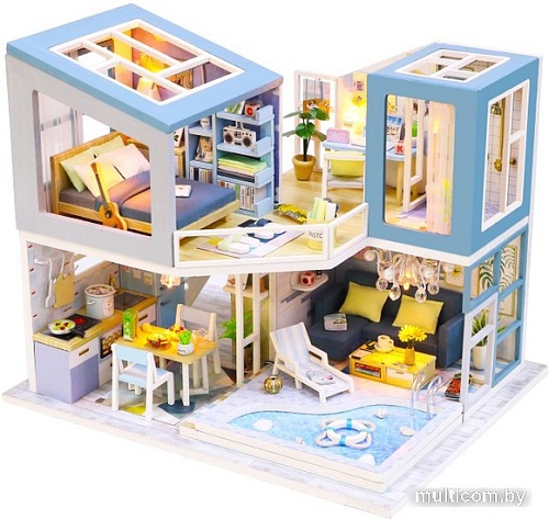 Румбокс Hobby Day MiniHouse Голубая мечта M910