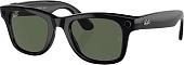 Умные очки Ray-Ban Meta Wayfarer RW4006 (черный глянцевый/зеленый)