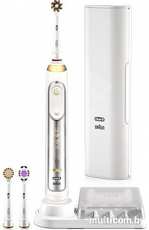 Электрическая зубная щетка Braun Oral-B Genius Pro 8000 (белый)