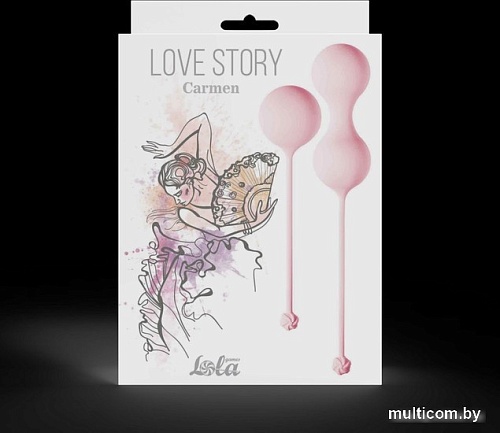 Вагинальные шарики Lola Games Love Story Carmen 158775 (розовый)