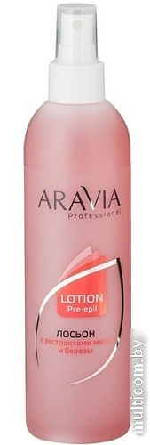 Aravia Professional перед депиляцией с экстрактами мяты и березы 300 мл