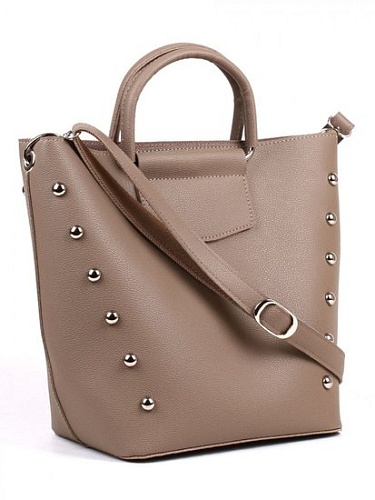 Женская сумка Медведково 21с0839-к14 (бежевый/коричневый)