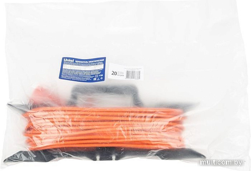 Удлинитель Uniel YX10-101 /UCK-1N/2x1,00/20M/F ORANGE UL-00010800