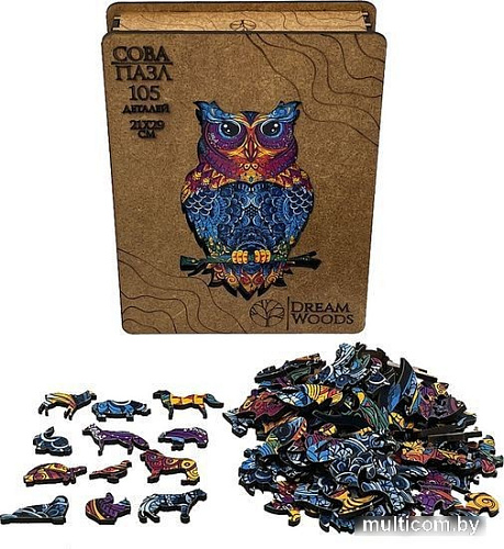 Пазл Dream Woods Сова P-002 (105 эл)