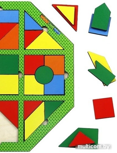 Головоломка WoodLand Toys Калейдоскоп Полянка 083403