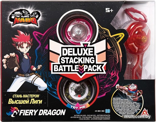 Волчок Infinity Nado Стакинг Делюкс Fiery Dragon 38779