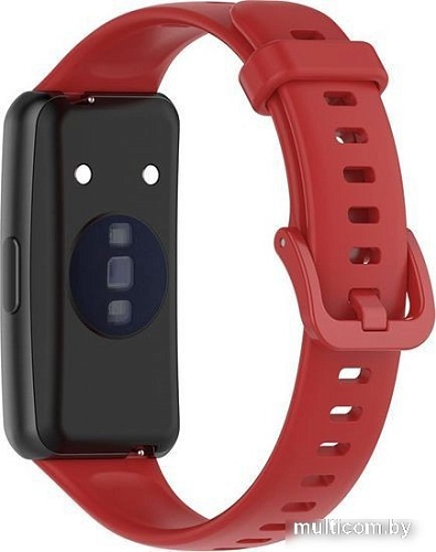 Ремешок Rumi силиконовый для Huawei Band 7 (красный)