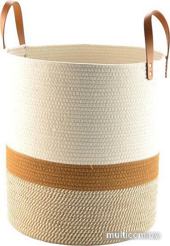 Корзина Bergenson Bjorn Moen TL-BB-BSKMN-CTN-40 (бежевый/горчичный)