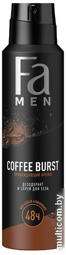 Дезодорант-спрей Fa Men Coffee Burst Пробуждающий Аромат 150 мл