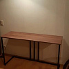Консольный стол Millwood Лиссабон 1 (дуб табачный craft/черный)