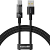Кабель Baseus Gem Fast-Charging Data Cable USB Type-A - USB Type-C (1 м, черный)