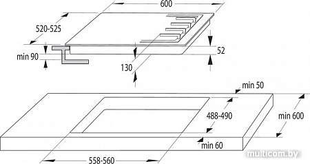 Варочная панель Gorenje GCE691BSC