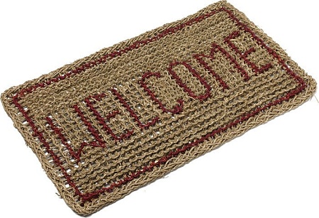 Циновка Vortex Welkome 35x60 24054 (бежевый)